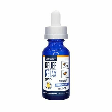 Full-Spectrum Tincture - 167 mg/serving - 5000 mg per bottle. Free Shipping!