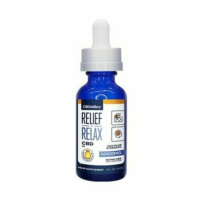 Full-Spectrum Tincture - 167 mg/serving - 5000 mg per bottle. Free Shipping!