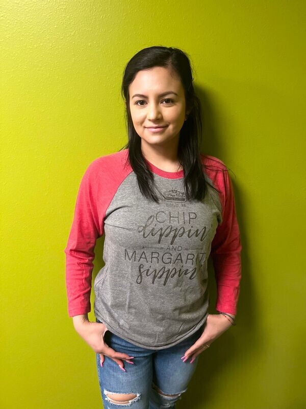 Chip Dippin & Margarita Sippin - 3/4 Sleeve Shirt
