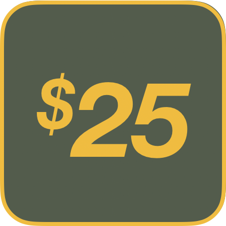 $ 25 Donation