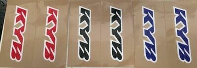 Fork Tube Decals