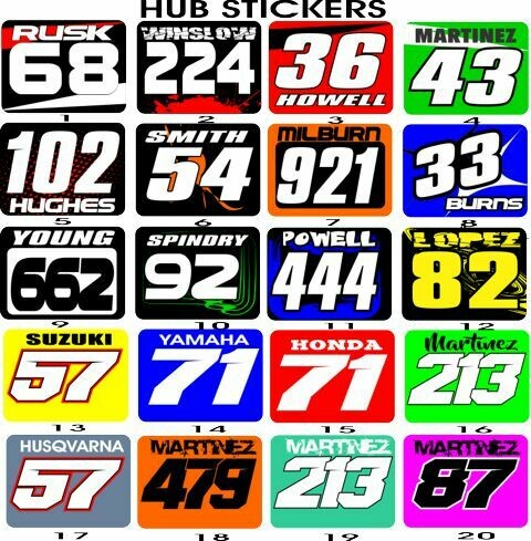 Hub decals