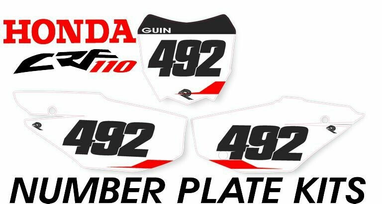 Honda CRF110  Number Kit