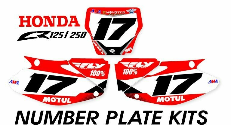 Honda CR125 CR250 Number Kit