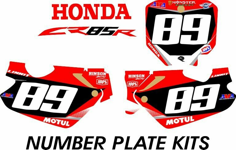 Honda CR85 Number Kit