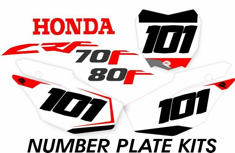 Honda CRF70 CRF80 Number Kit