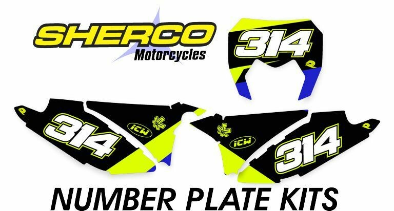 Sherco Number Kit