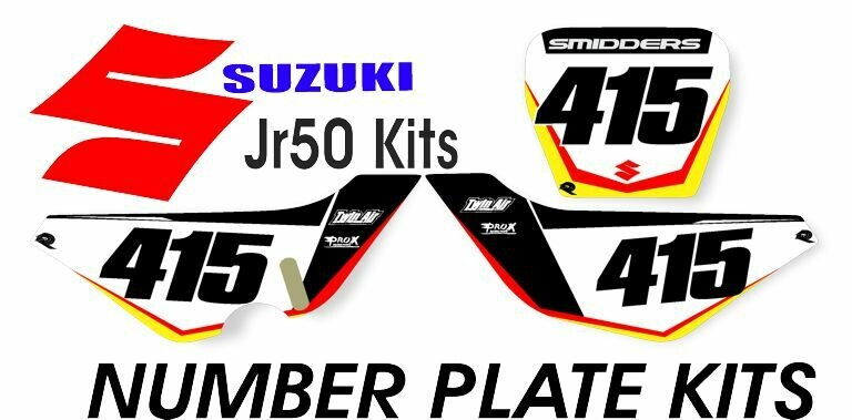 Suzuki JR50 Number Kit