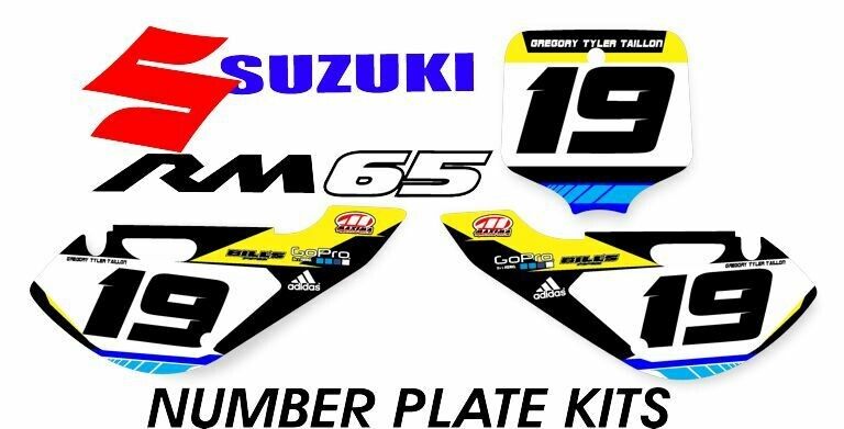 Suzuki RM65 Number Kit
