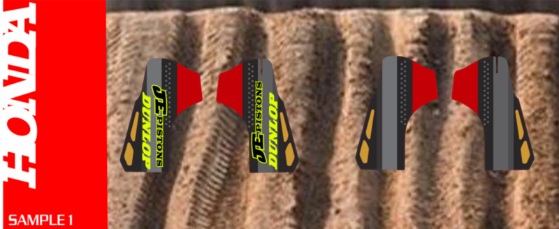 Custom fork guards HONDA