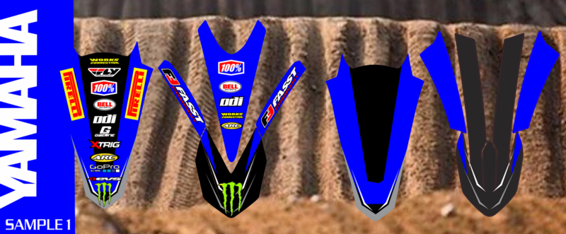 Custom Front &amp; Rear Fender YAMAHA