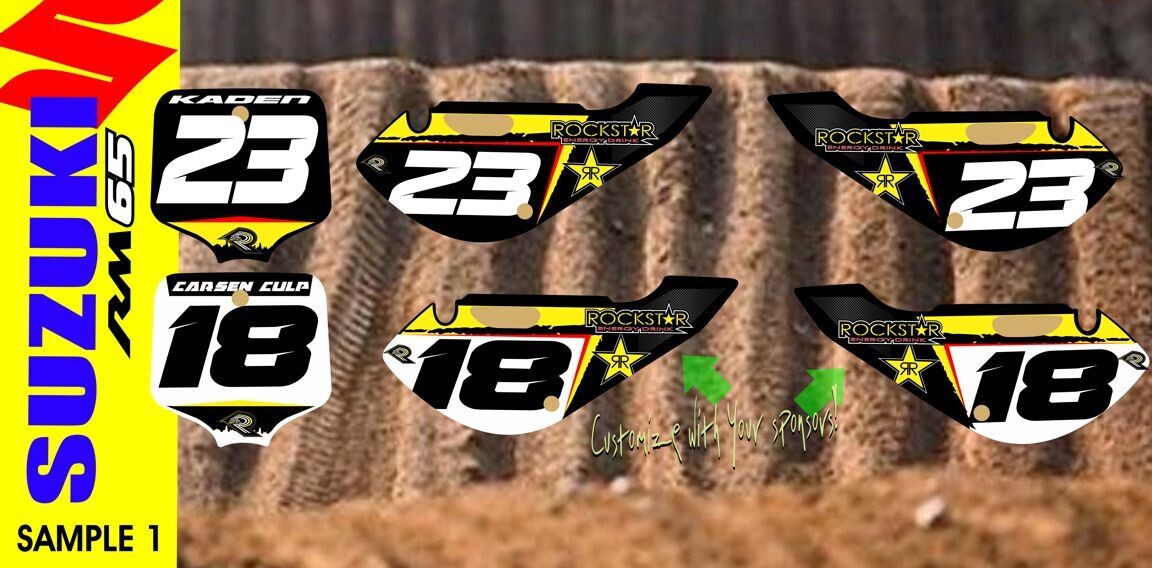 Suzuki RM65 Number Kit, Sample Number: 1
