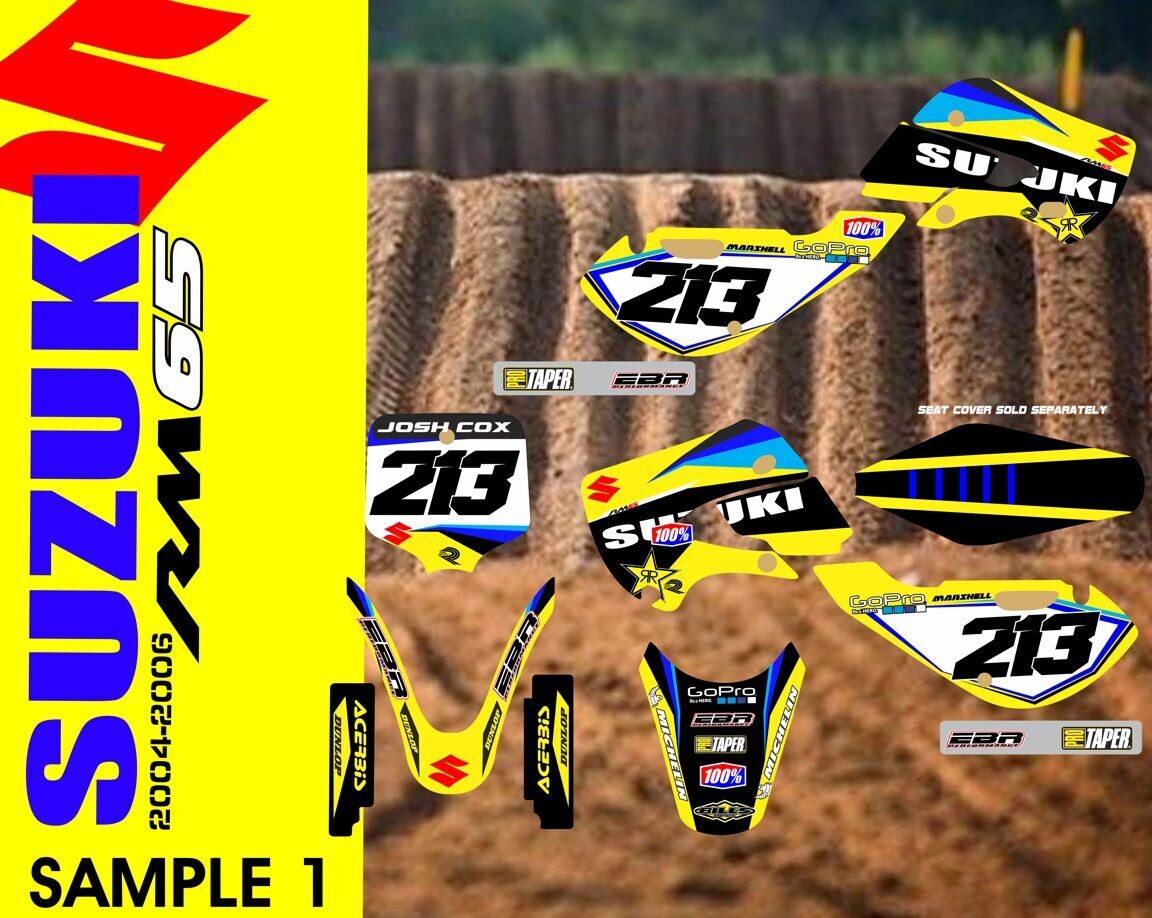 Suzuki RM65 &amp; DRZ110 Full kit, Sample Number: 1