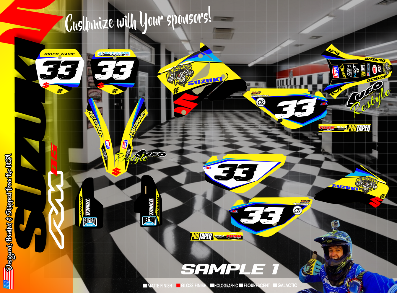 Suzuki RM85 RM100 Full Kit