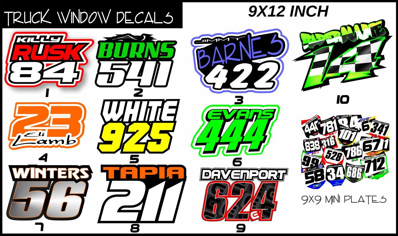 Truck Window stickers