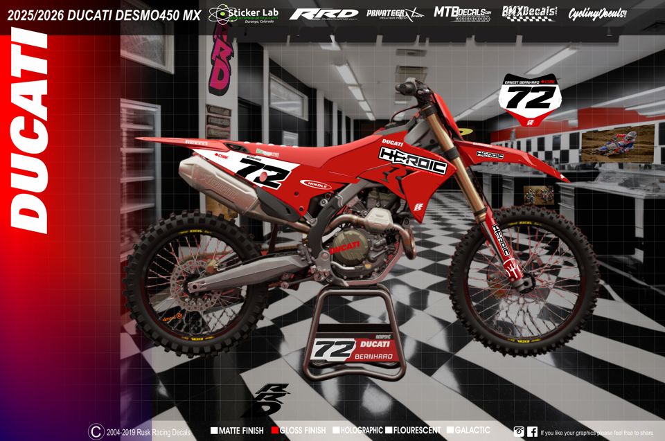 Ducati Desmo450 MX, Sample Number: 1