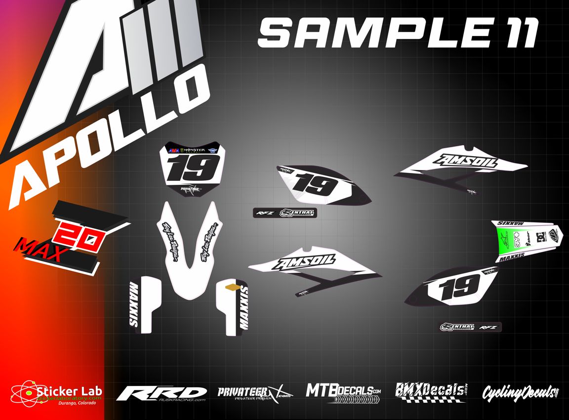 Apollo Full Custom Graphics Kit RXF RFZ ADR Z20