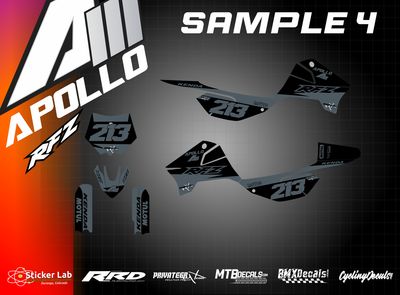 Apollo Full Custom Graphics Kit RXF RFZ ADR Z20