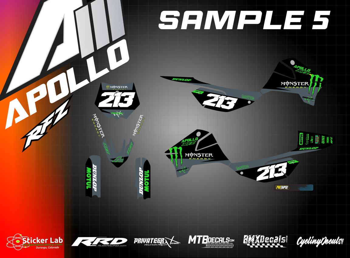 Apollo Full Custom Graphics Kit RXF RFZ ADR Z20