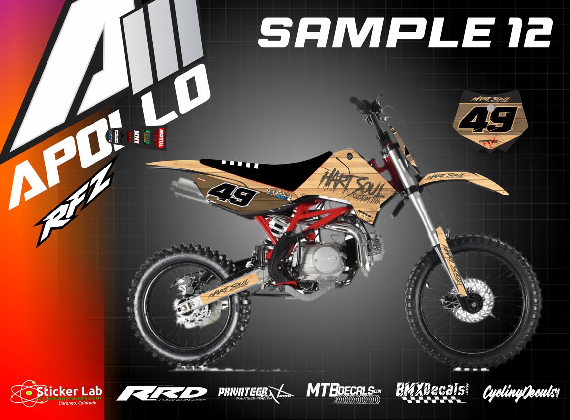 Apollo Full Custom Graphics Kit RXF RFZ ADR Z20