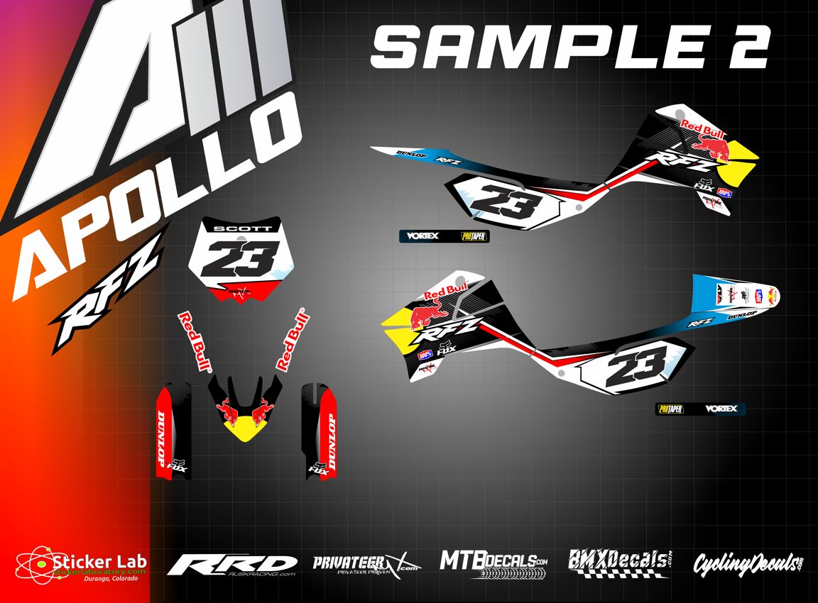 Apollo Full Custom Graphics Kit RXF RFZ ADR Z20