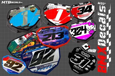 BMX &amp; DH Number Plates