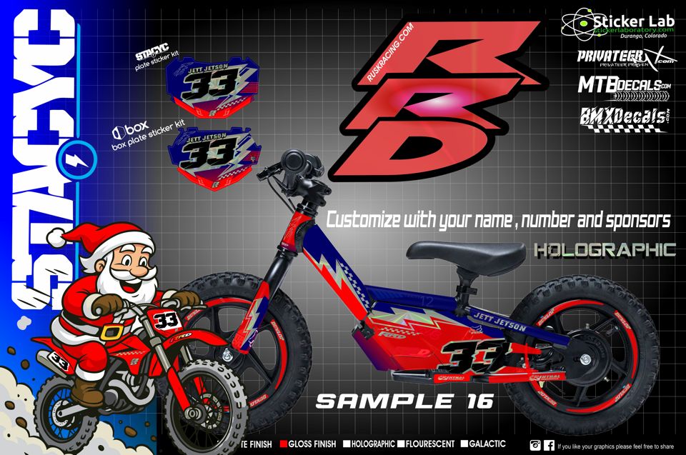 STACYC 12" and 16" EDrive &amp; Brushless EDRIVE  Full Kit