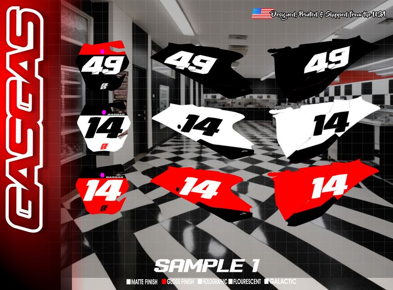 GASGAS MC 125 250 MC250f MC450f Number Kit