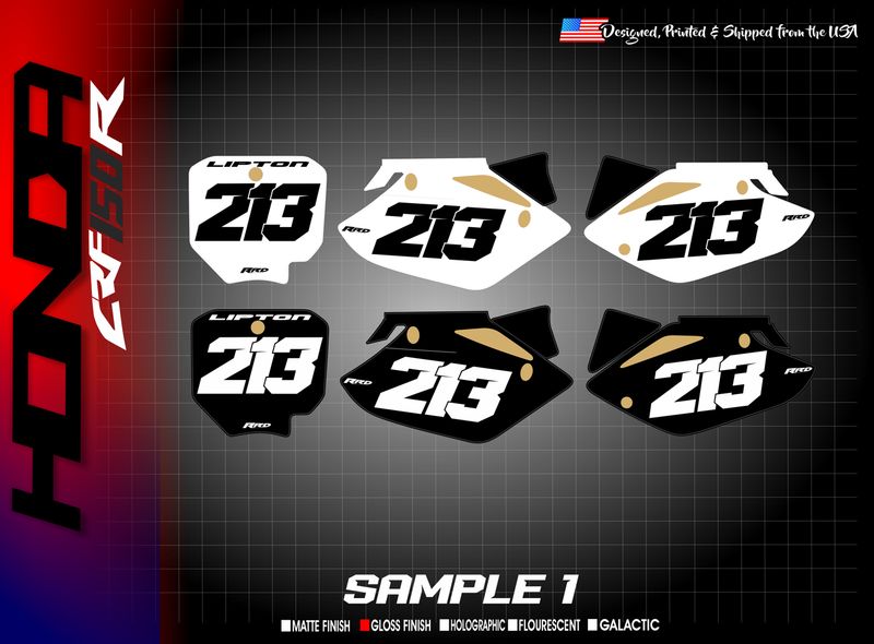 Honda CRF150R Number Kit