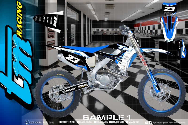 TM Racing 2stroke 4stroke 2t 4t Full Custom graphic Kit