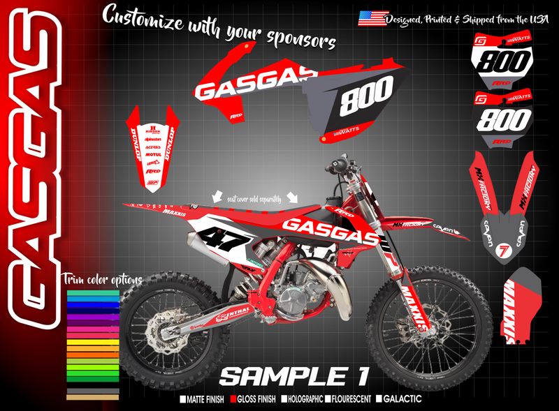 GASGAS 85 Full Decal Kit