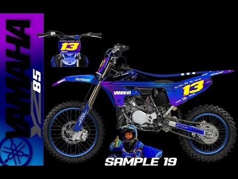 Yamaha YZ65 Custom Number Kit