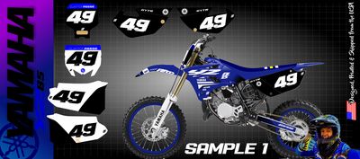 Yamaha YZ85 Number Kit
