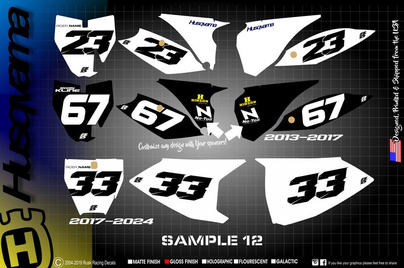 Husqvarna TC85 Number Kit