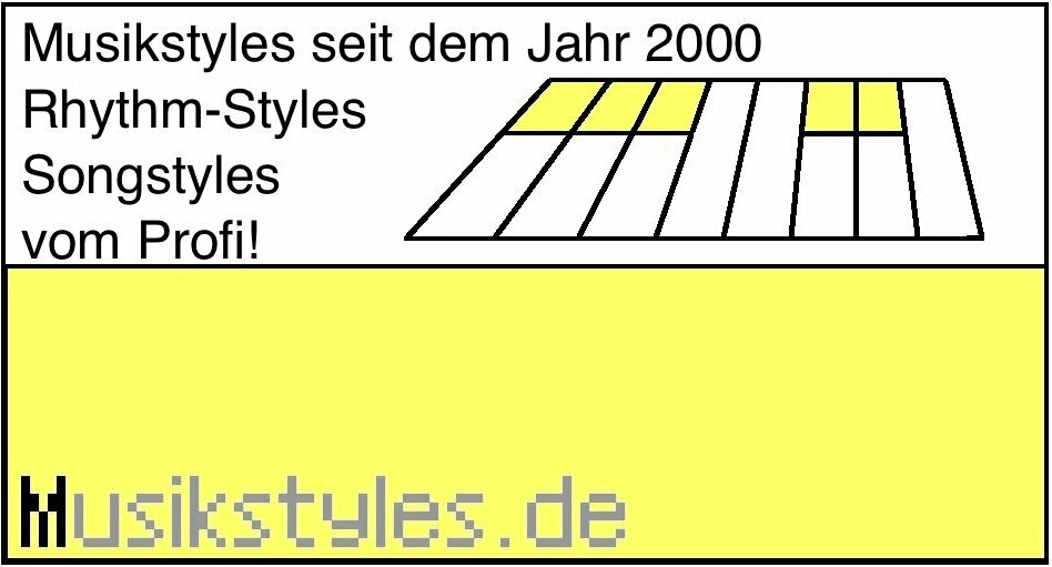 400 Song Styles Yamaha PSR-Series (Modell wählen)