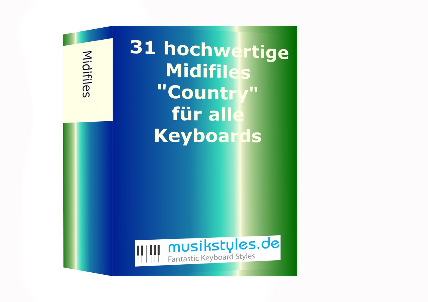 31 hochwertige Midifiles "Country"