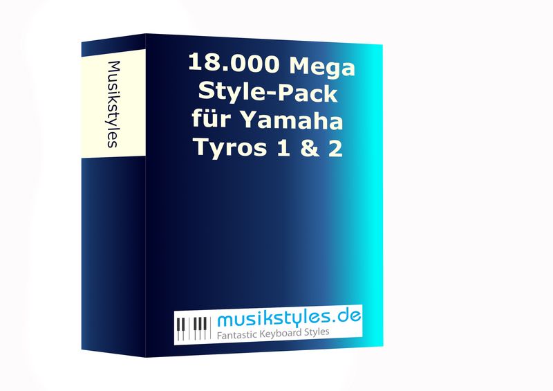 18000 Mega Styles Yamaha Tyros 1 & 2
