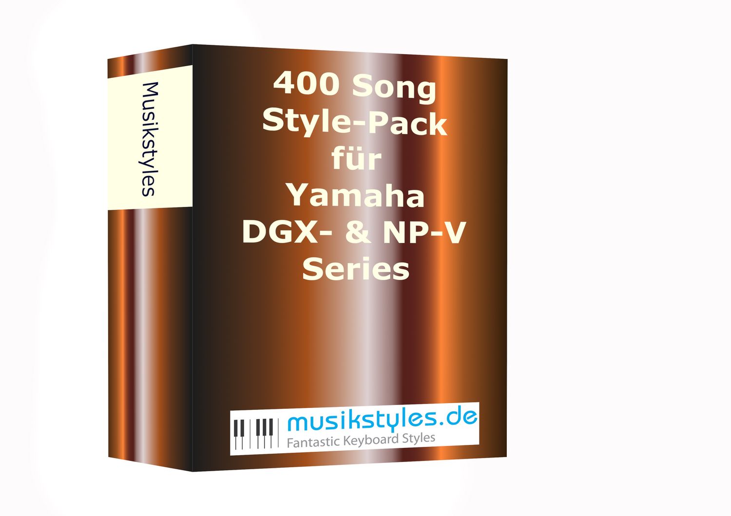 400 Song Styles Yamaha DGX & NP-V Series (Modell wählen)