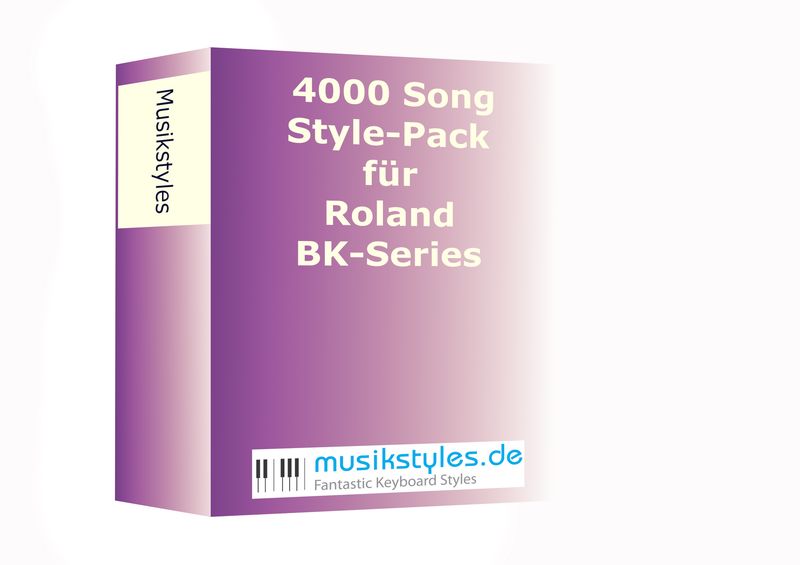 4000 New Song Styles Roland BK-Series
