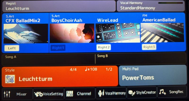 Musikstyle für Genos2 nach Musikstyle für Genos2 nach "Leuchtturm"