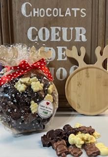 NOEL Renne en Bois garni environ 250g NOEL Renne en Bois garni environ 250g