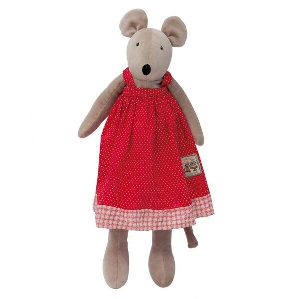 Doudou Nini la souris 30 cm - La Grande Famille - Moulin Roty
