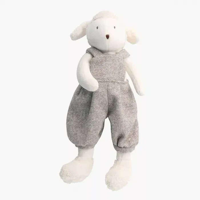 Doudou Albert le mouton 30 cm - La Grande Famille - Moulin Roty