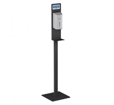 Desinfektionssäule mit automatischem Spray-Spender und Thermometer Desinfektionssäule mit automatischem Spray-Spender und Thermometer