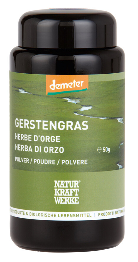 GERSTENGRAS PULVER 50 G DEMETER