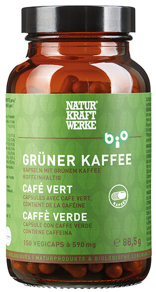 GRÜNER KAFFEE 150 VEGICAPS À 590 MG BIO/KBA