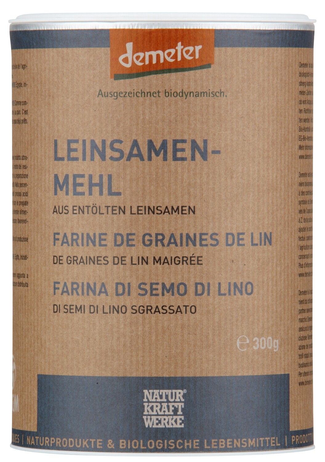 LEINSAMENMEHL 300 G DEMETER