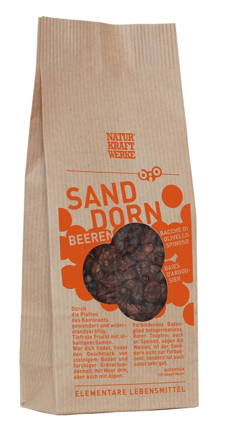 SANDDORNBEEREN GETROCKNET 70 G BIO/KBA