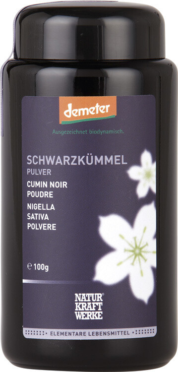 SCHWARZKÜMMELPULVER 100 G DEMETER SEKEM