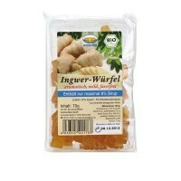 Ingwer Würfel Bio